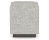 Canadel Loft Upholstered Bench 5169 in 7C Fabric and 59 Davy's Grey, back view