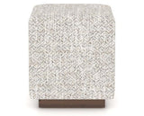 Canadel Loft Upholstered Bench 5169 in FP Crypton® and 19 Cognac Washed, back view
