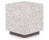Canadel Loft Upholstered Bench 5169 in FP Crypton® and 29 Hazelnut Washed, three-quarter view