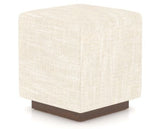 Canadel Loft Upholstered Bench 5169 in FT InsideOut® and 19 Cognac Washed, three-quarter view