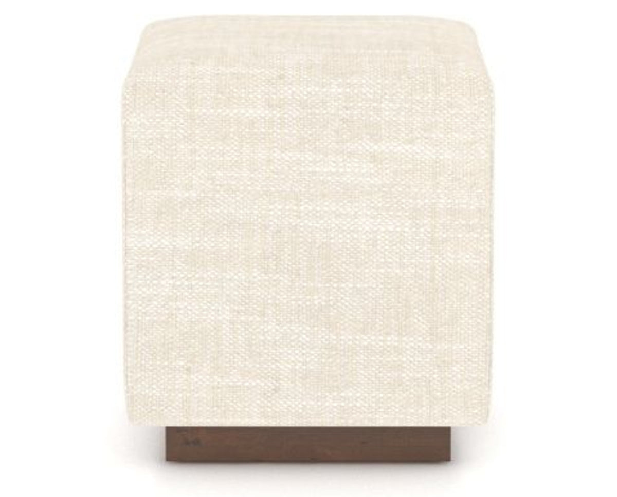 Canadel Loft Upholstered Bench 5169 in FT InsideOut® and 19 Cognac Washed, side view
