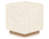 Canadel Loft Upholstered Bench 5169 in FT InsideOut® and 20 Caramel Washed, three-quarter view