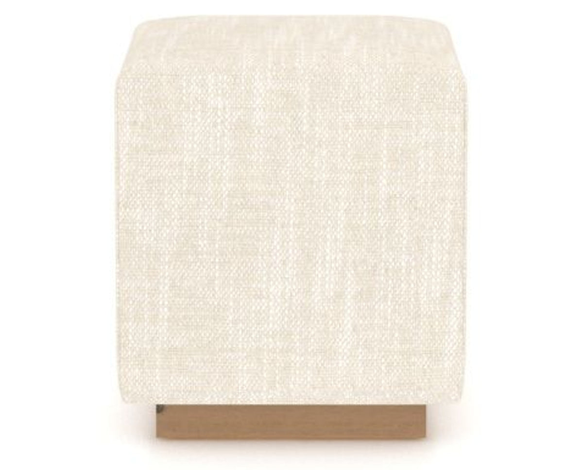 Canadel Loft Upholstered Bench 5169 in FT InsideOut® and 20 Caramel Washed, back view