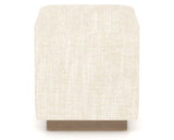 Canadel Loft Upholstered Bench 5169 in FT InsideOut® and 25 Pecan Washed, front view