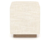 Canadel Loft Upholstered Bench 5169 in FT InsideOut® and 25 Pecan Washed, side view