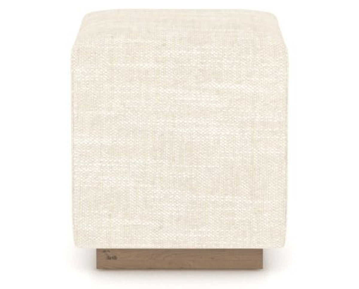 Canadel Loft Upholstered Bench 5169 in FT InsideOut® and 25 Pecan Washed, side view