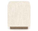 Canadel Loft Upholstered Bench 5169 in FT InsideOut® and 25 Pecan Washed, back view