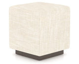 Canadel Loft Upholstered Bench 5169 in FT InsideOut® and 29 Hazelnut Washed, three-quarter view