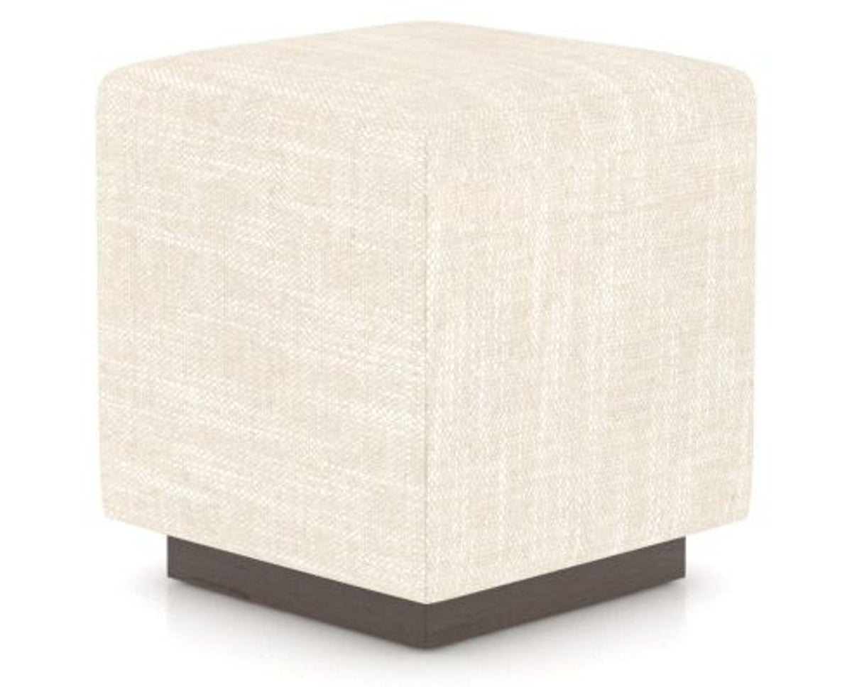 Canadel Loft Upholstered Bench 5169 in FT InsideOut® and 29 Hazelnut Washed, three-quarter view