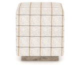 Canadel Loft Upholstered Bench 5169 in OZ Fabric and 08 Shadow, side view