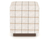 Canadel Loft Upholstered Bench 5169 in OZ Fabric and 19 Cognac Washed, front view