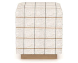 Canadel Loft Upholstered Bench 5169 in OZ Fabric and 20 Caramel Washed, front view