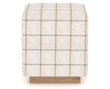 Canadel Loft Upholstered Bench 5169 in OZ Fabric and 20 Caramel Washed, side view