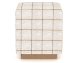 Canadel Loft Upholstered Bench 5169 in OZ Fabric and 20 Caramel Washed, back view