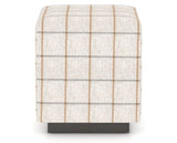 Canadel Loft Upholstered Bench 5169 in OZ Fabric and 59 Davy's Grey, side view