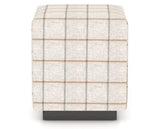 Canadel Loft Upholstered Bench 5169 in OZ Fabric and 59 Davy's Grey, back view