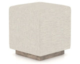 Canadel Loft Upholstered Bench 5169 in TB Fabric and 08 Shadow, three-quarter view