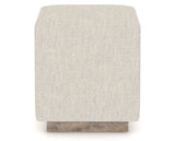 Canadel Loft Upholstered Bench 5169 in TB Fabric and 08 Shadow, side view
