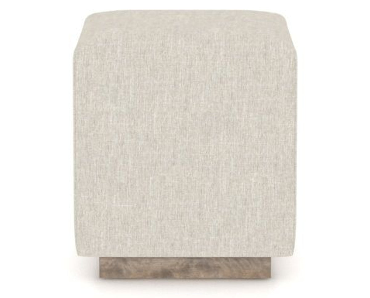 Canadel Loft Upholstered Bench 5169 in TB Fabric and 08 Shadow, side view