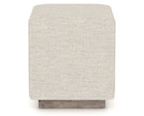 Canadel Loft Upholstered Bench 5169 in TB Fabric and 08 Shadow, back view
