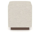 Canadel Loft Upholstered Bench 5169 in TB Fabric and 19 Cognac Washed, front view