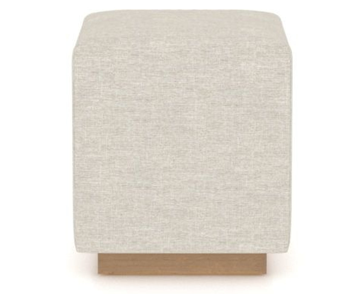 Canadel Loft Upholstered Bench 5169 in TB Fabric and 20 Caramel Washed, front view