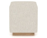 Canadel Loft Upholstered Bench 5169 in TB Fabric and 20 Caramel Washed, side view