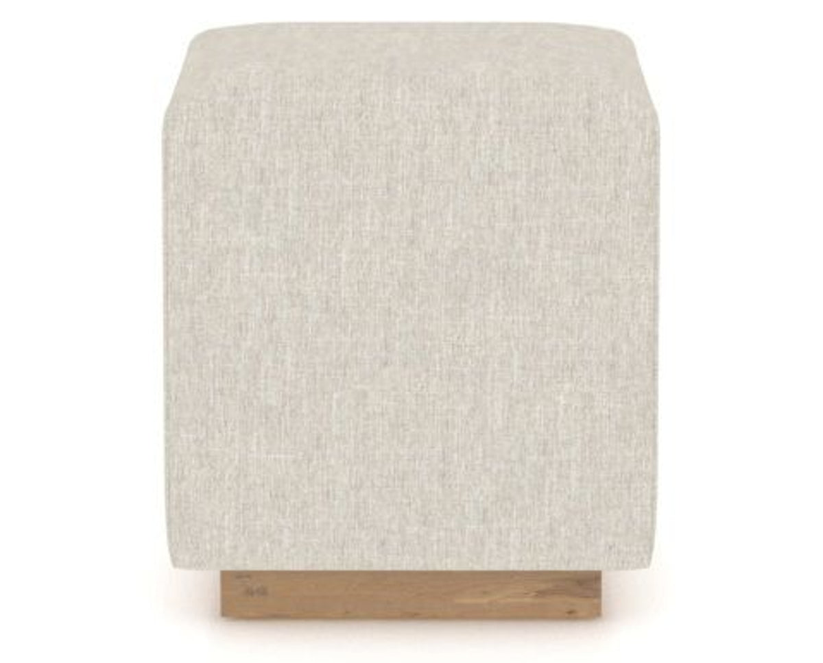 Canadel Loft Upholstered Bench 5169 in TB Fabric and 20 Caramel Washed, side view