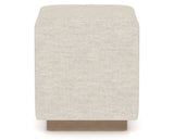 Canadel Loft Upholstered Bench 5169 in TB Fabric and 25 Pecan Washed, front view