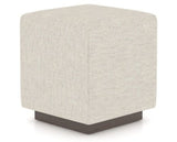 Canadel Loft Upholstered Bench 5169 in TB Fabric and 29 Hazelnut Washed, three-quarter view
