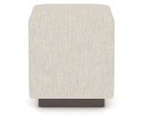 Canadel Loft Upholstered Bench 5169 in TB Fabric and 29 Hazelnut Washed, side view