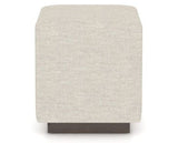 Canadel Loft Upholstered Bench 5169 in TB Fabric and 29 Hazelnut Washed, back view