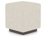 Canadel Loft Upholstered Bench 5169 in TB Fabric and 59 Davy's Grey, three-quarter view