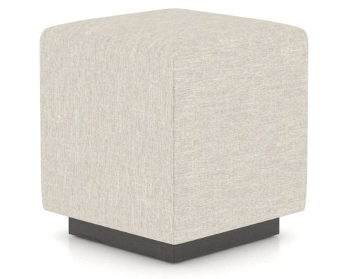 Canadel Loft Upholstered Bench 5169 in TB Fabric and 59 Davy's Grey, three-quarter view