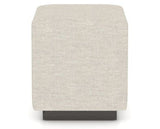 Canadel Loft Upholstered Bench 5169 in TB Fabric and 59 Davy's Grey, back view