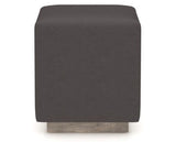 Canadel Loft Upholstered Bench 5169 in Shadow & Faux Leather XU, front view