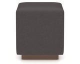 Canadel Loft Upholstered Bench 5169 in XU Faux Leather and 19 Cognac Washed, front view