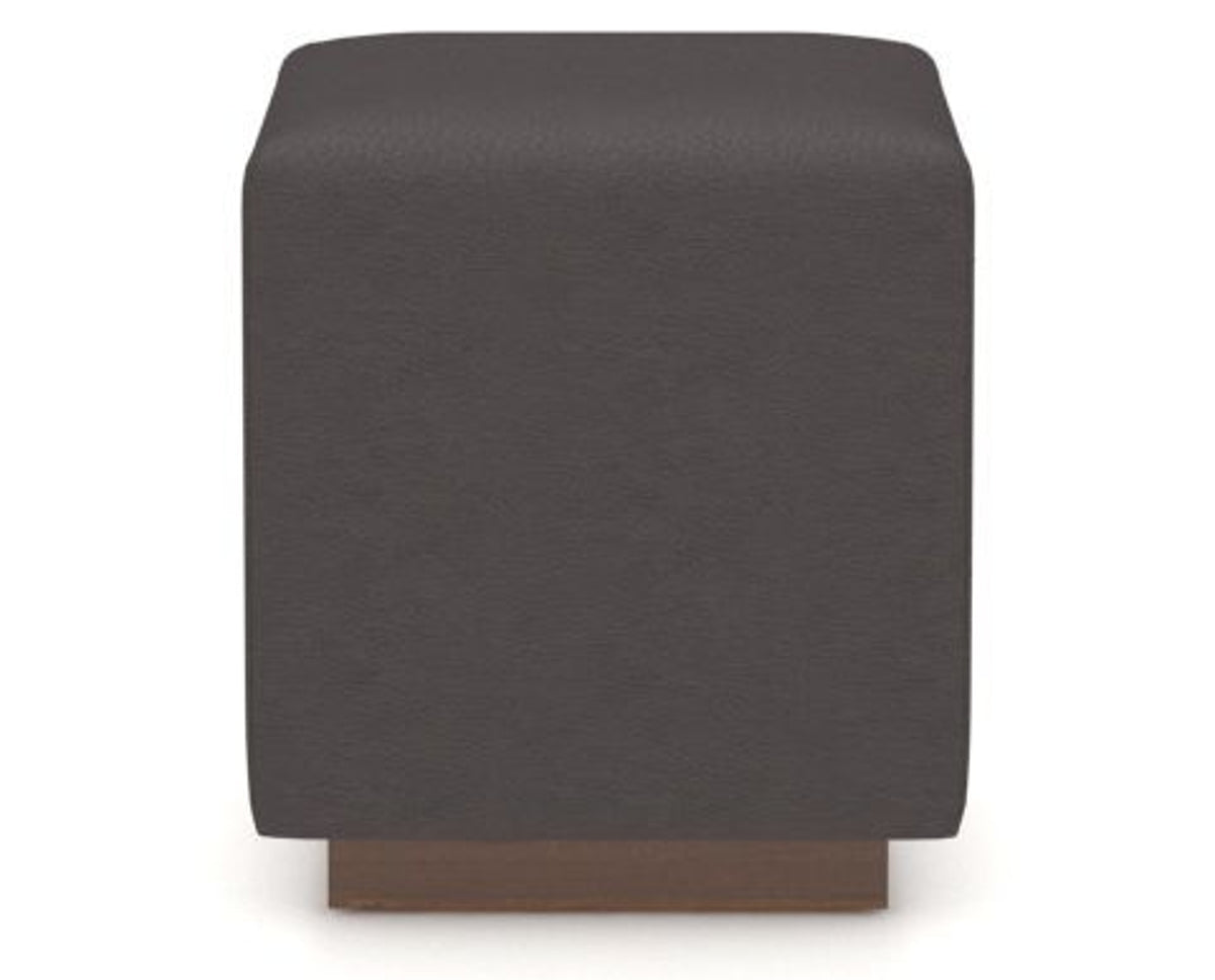 Canadel Loft Upholstered Bench 5169 in XU Faux Leather and 19 Cognac Washed, front view