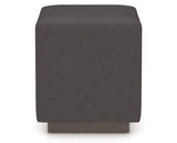 Canadel Loft Upholstered Bench 5169 in XU Faux Leather and 29 Hazelnut Washed, front view