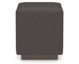 Canadel Loft Upholstered Bench 5169 in XU Faux Leather and 29 Hazelnut Washed, back view