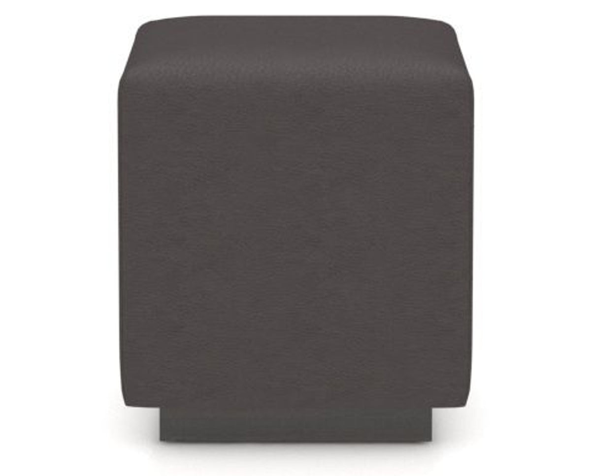 Canadel Loft Upholstered Bench 5169 in XU Faux Leather and 59 Davy's Grey, front view