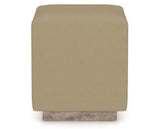 Canadel Loft Upholstered Bench 5169 in XY Faux Leather and 08 Shadow, side view