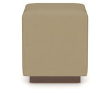 Canadel Loft Upholstered Bench 5169 in XY Faux Leather and 19 Cognac Washed, front view