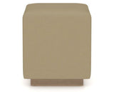 Canadel Loft Upholstered Bench 5169 in XY Faux Leather and 25 Pecan Washed, front view