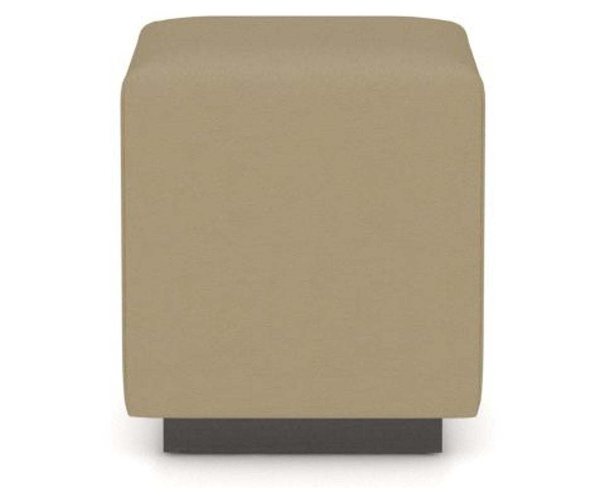 Canadel Loft Upholstered Bench 5169 in XY Faux Leather and 59 Davy's Grey, front view