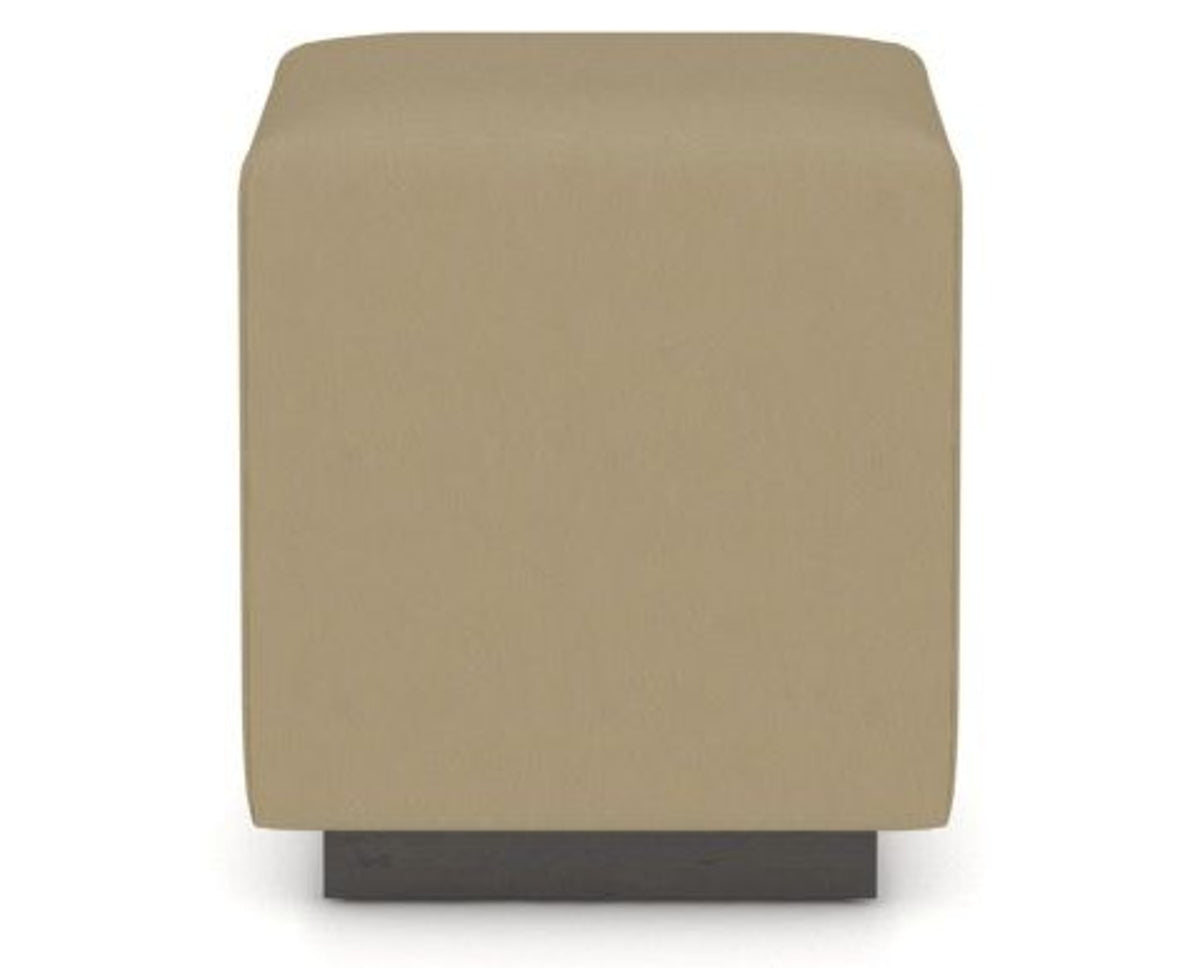 Canadel Loft Upholstered Bench 5169 in XY Faux Leather and 59 Davy's Grey, side view