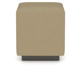Canadel Loft Upholstered Bench 5169 in XY Faux Leather and 59 Davy's Grey, back view