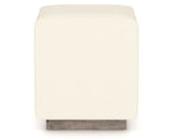 Canadel Loft Upholstered Bench 5169 in YJ Faux Leather and 08 Shadow, back view