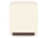 Canadel Loft Upholstered Bench 5169 in YJ Faux Leather and 19 Cognac Washed, front view