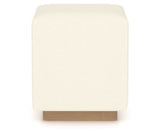 Canadel Loft Upholstered Bench 5169 in YJ Faux Leather and 20 Caramel Washed, front view